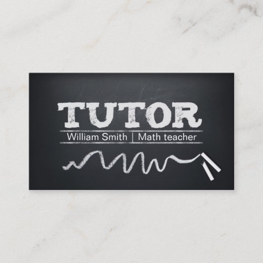 Carte De Visite Math Tuteur/Any Tuteur (Devant)