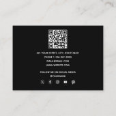 Carte De Visite Mathématiques Enseignant Tuteur Équations Mathémat (Dos)