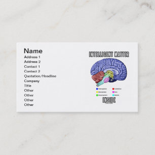 Carte De Visite Matière Intelligente à l'Intérieur (Anatomie du Ce