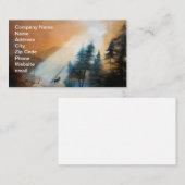 Carte De Visite Matin Majesté (Devant / Derrière)