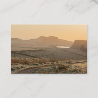 Carte De Visite Matinée glaciale à Steel Rigg