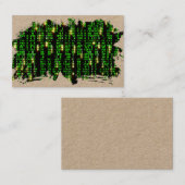 Carte De Visite Matrice de code (Devant / Derrière)