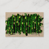 Carte De Visite Matrice de code (Devant)