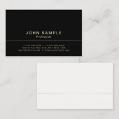 Carte De Visite Matte créative élégante moderne professionnelle (Devant / Derrière)