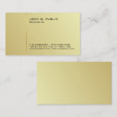 Carte De Visite Matte UV de signature moderne professionnelle (Devant / Derrière)