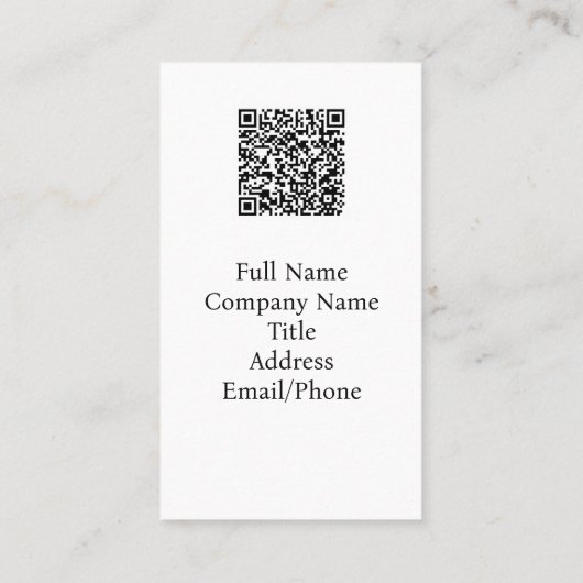 Carte De Visite Matthieu 11:28 Ocean Red Sunset code QR (Dos)