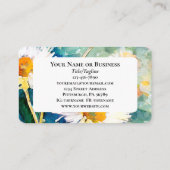 Carte De Visite Matthieu 17:20 La foi comme un Verset de la Bible  (Dos)