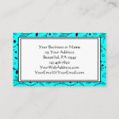 Carte De Visite Matthieu 28:20, Je suis avec toi toujours la Bible (Dos)