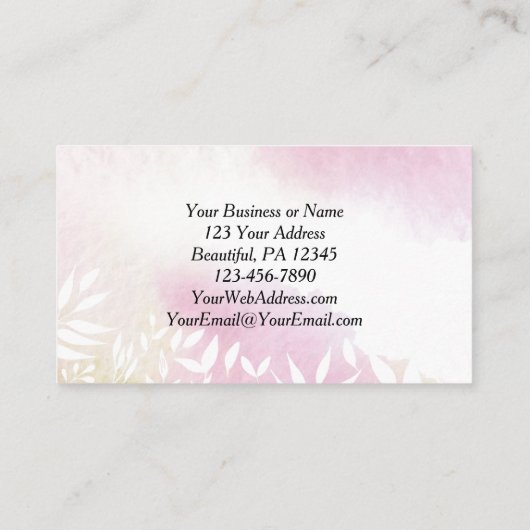 Carte De Visite Matthieu 28:20 Je suis toujours avec toi (Dos)