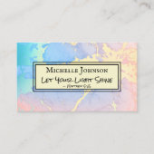 Carte De Visite Matthieu 5:16 Que Ta Lumière Puisse Briller, Verse (Devant)