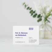 Carte De Visite Maximal élégant et grand (Debout devant)