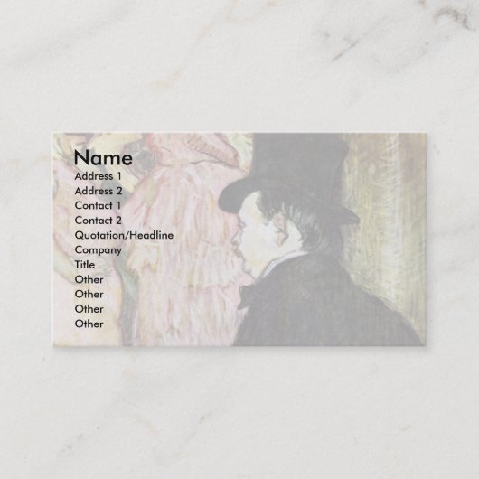 Carte De Visite Maxime Dethomas à la boule d'opéra, (Devant)