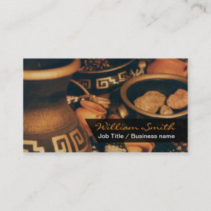 Carte De Visite Mayan/Aztec Style Business card