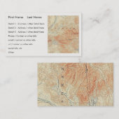 Carte De Visite McKenzie et Moose Ponds, McKenzie Mountain Detail (Devant / Derrière)