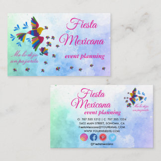 Carte De Visite "Me lo dijo un pajarito" Arte Mexicano Estándar