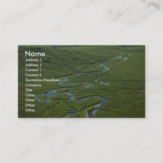 Carte De Visite Meandering (Devant)