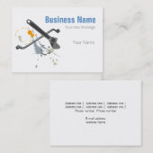 Carte De Visite Mécanicien (Devant / Derrière)