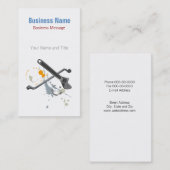 Carte De Visite Mécanicien (Devant / Derrière)