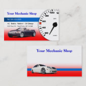 Carte De Visite Mécanicien/carte de visite automatique de corps (Devant / Derrière)