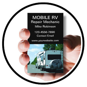 Carte De Visite Mécanicien de réparation de VR mobile