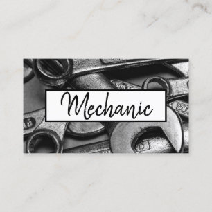 Carte De Visite Mécanicien, Maintenance, Construction de rénovatio