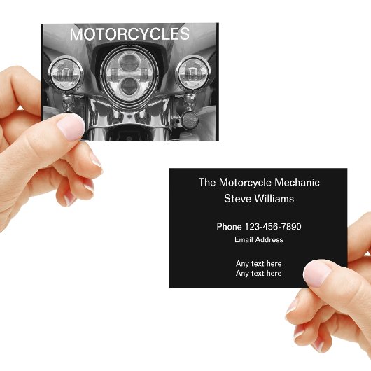Carte De Visite Mécanicien Moto Cool