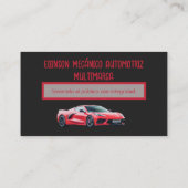 Carte de visite Mecánico Automotriz (Dos)