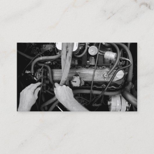 Carte de visite mécanique (Devant)