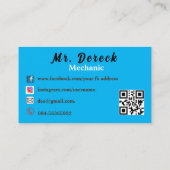 Carte de visite mécanique (Dos)