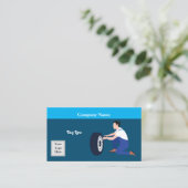 Carte de visite mécanique (Debout devant)