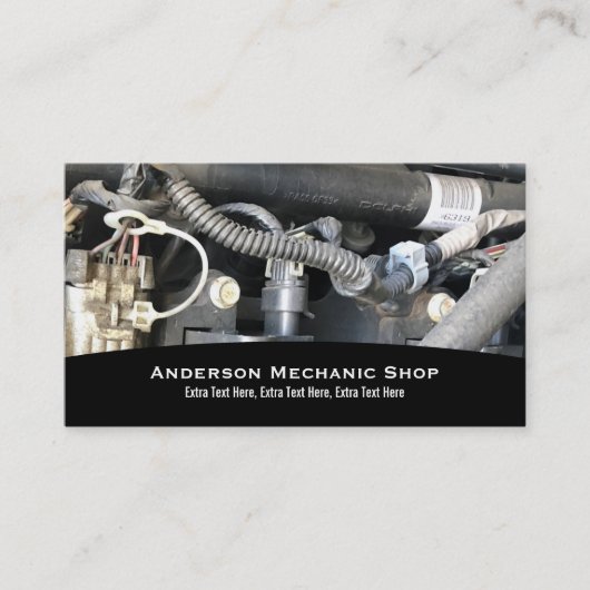 Carte de visite mécanique (Devant)