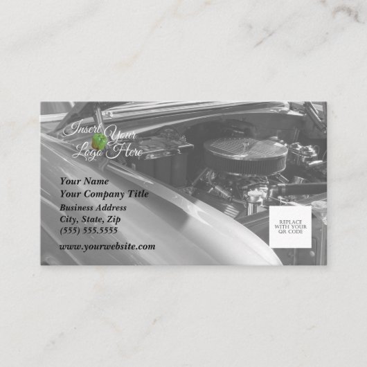 Carte de visite mécanique (Devant)