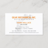 Carte De Visite Mécanique 3D (Dos)