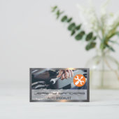 Carte De Visite Mécanique à l'aide d'une clé | Services automatiqu (Debout devant)