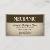 Carte de visite mécanique automatique (Devant)