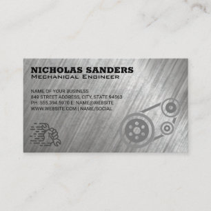 Carte De Visite Mécanique automatique   Poulies et clés   Réparati