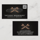 Carte De Visite Mécanique automatique | Voitures de sport | Code Q (Devant / Derrière)