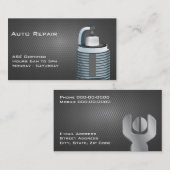 Carte de visite mécanique automobile (Devant / Derrière)