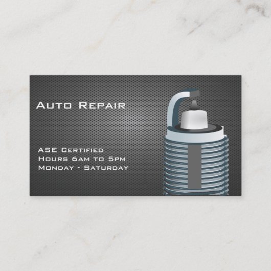 Carte de visite mécanique automobile (Devant)