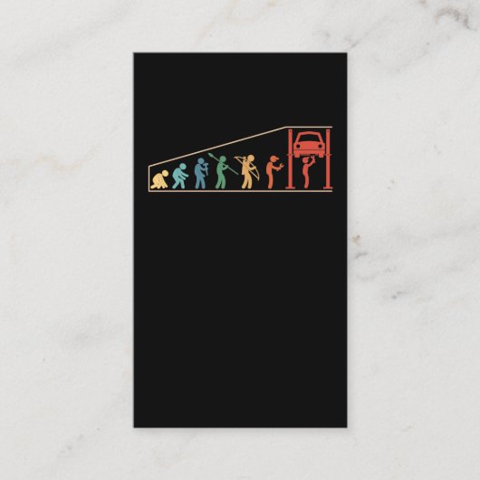 Carte De Visite Mécanique automobile Évolution Mécanique automobil (Devant)