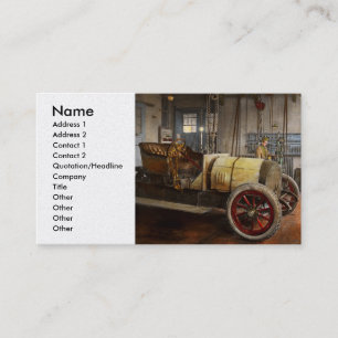 Carte De Visite Mécanique automobile - La révision 1915