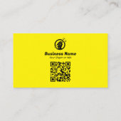 Carte De Visite Mécanique automobile moderne | jaune (Dos)