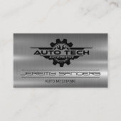 Carte De Visite Mécanique | Couleur | Automobile Auto Tech (Devant)