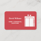 Carte De Visite Mécanique d'ascenseur (Devant)