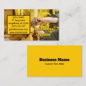 Carte De Visite Mécanique de construction (Devant / Derrière)