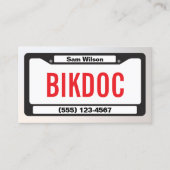 Carte De Visite Mécanique de moto (Devant)