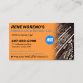 Carte De Visite Mécanique de réparation automobile mobile 2 Côté B (Devant)