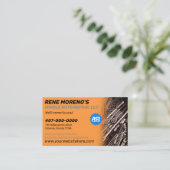 Carte De Visite Mécanique de réparation automobile mobile 2 Côté B (Debout devant)