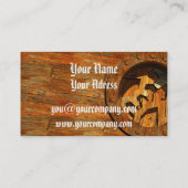 Carte De Visite Mécanique des bois (Dos)