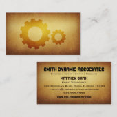 Carte de visite mécanique empaqueté de vitesses (Devant / Derrière)